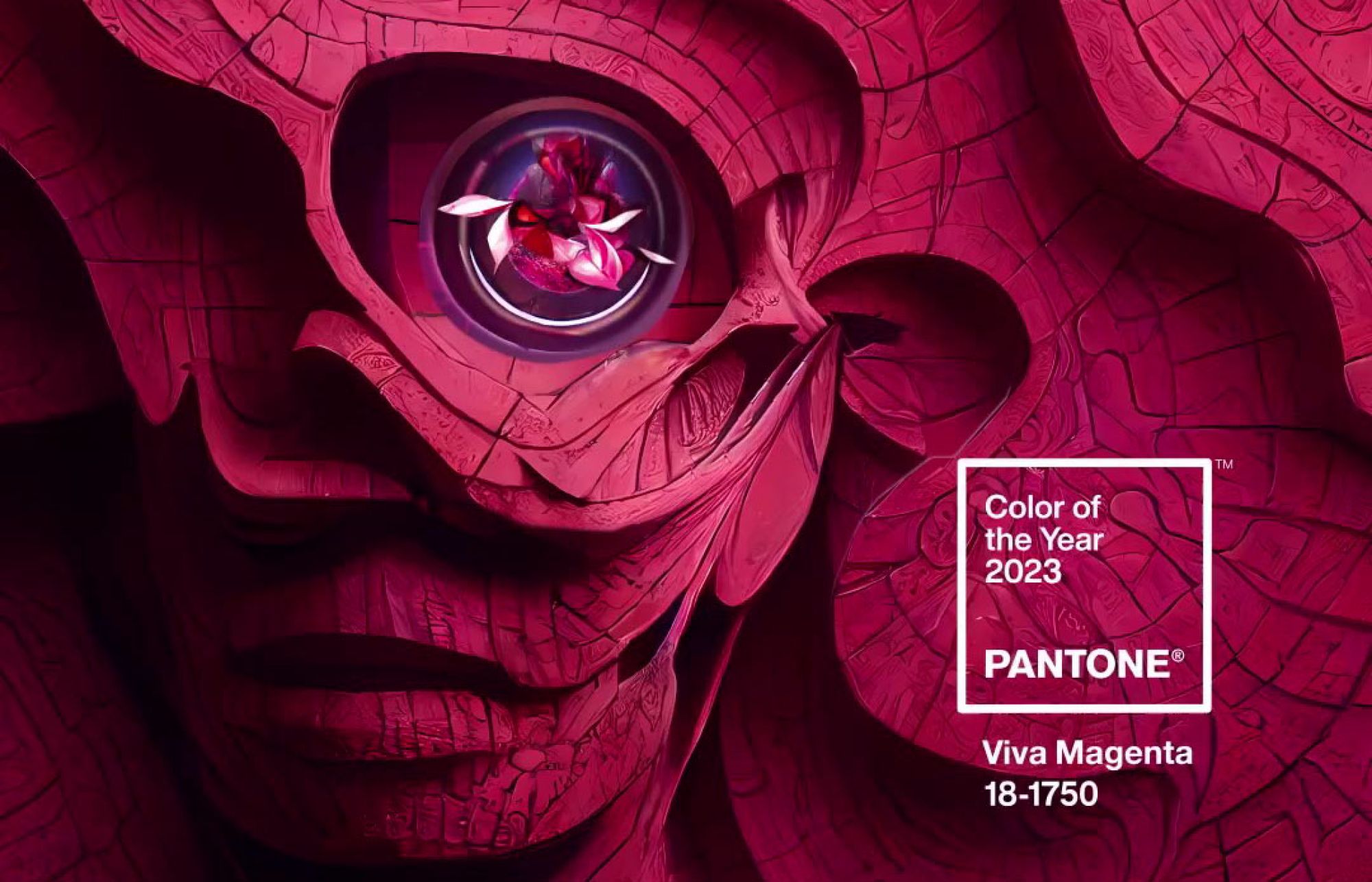 PANTONE trình làng màu sắc của năm 2023 - PANTONE 18-1750 Viva Magenta